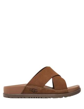 Sandalias UGG tiras marrones