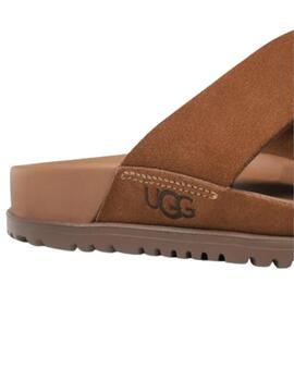 Sandalias UGG tiras marrones