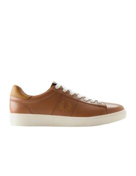 Zapatilla Fred Perry spencer caramelo suela beige