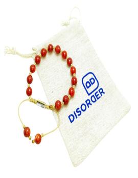 Pulsera Disorder Natural stones teja-beige