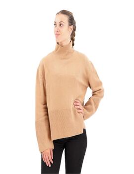 Jersey Salsa Lana mujer cuello redondo camel