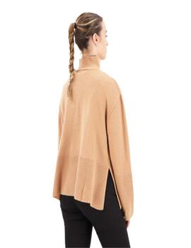 Jersey Salsa Lana mujer cuello redondo camel