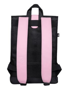 Mochila Bold banana mediana negra -rosa