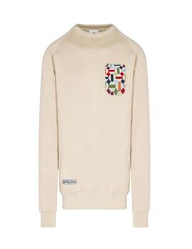 Sudadera Szolt and frong Kulm beige