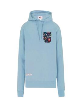 Sudadera Szolt and frong Titlis azul celeste