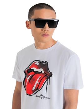 Camiseta Antonio morato Rollins Stones  blanca