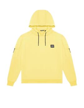 Sudadera con capucha regular fit amarillo