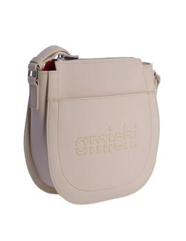 Bolso Amichi bandolera beige