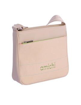 Bolso Amichi bandolera beige