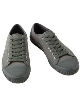 Deportiva Fred Perry hughes tela verde