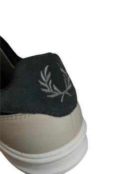 Deportiva Fred Perry B440 textured tela verde