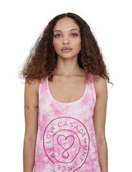 Vestido Lola Casademunt tie dye more is more rosa