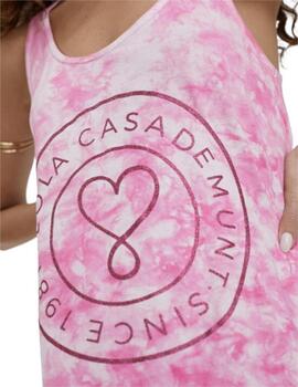 Vestido Lola Casademunt tie dye more is more rosa