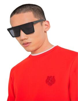 Sudadera Antonio Morato Osaka logo tigre Rojo