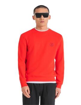 Sudadera Antonio Morato Osaka logo tigre Rojo