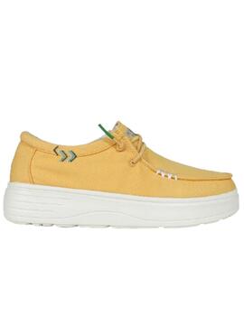 Zapatilla  Walk in pitas natal mujer amarillo