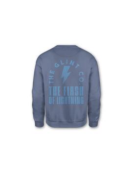 Sudadera Glint flash crew blue