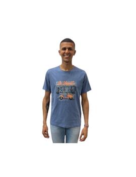 Camiseta La Vespita azul lavado logo vespita