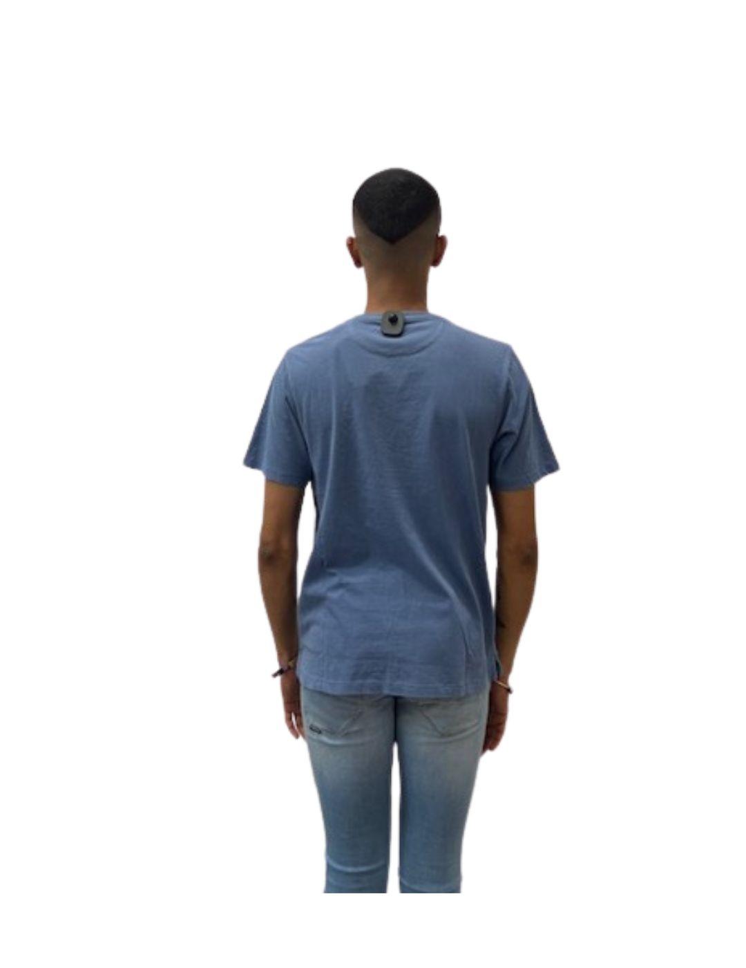 Camiseta La Vespita azul lavado logo vespita