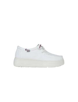 Zapatilla Walk in pitas Natal blanco