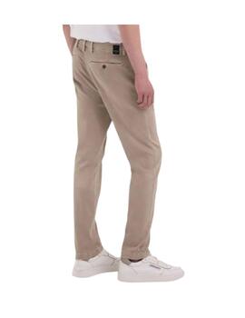 Pantalón Replay chino hyperflex beige