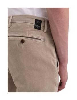 Pantalón Replay chino hyperflex beige