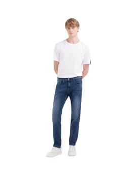 Pantalon vaquero Replay Anbass dark indigo slim