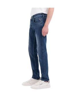 Pantalon vaquero Replay Anbass dark indigo slim