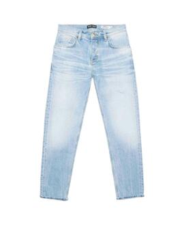 Patalón'ARGON' slim fit ankle lenght in denim blue