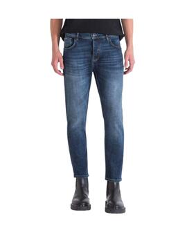 Patalón'ARGON' slim fit ankle lenght in denim blue