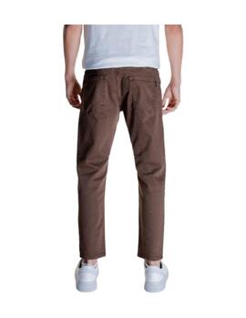 Pantalón Argón ankle slim lenght tabaco oscuro