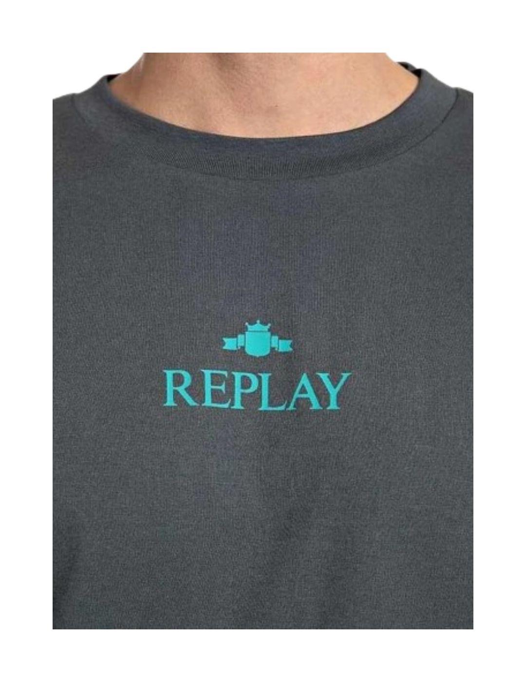 Camiseta Replay de algodón manga corta