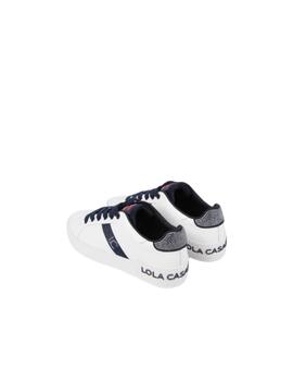 Sneakers LC blancas con piedras y brillantes