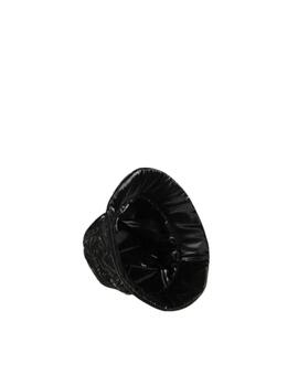 Bucket LC acolchado nylon brillante negro