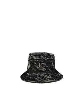 Bucket LC acolchado nylon brillante negro