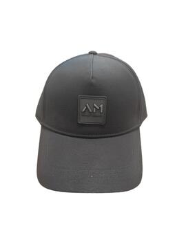 Gorras Antony Morato negra logo metal