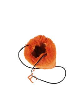 Bandolera LC peluche color naranja