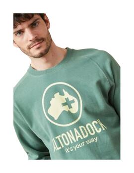 Sudadera Altonadock logo mapa verde