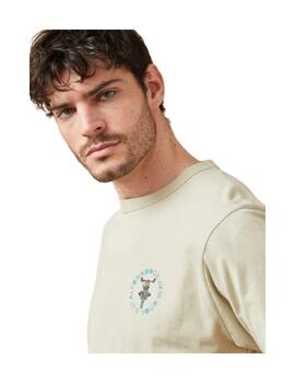 Camiseta Altonadock motocicleta beige