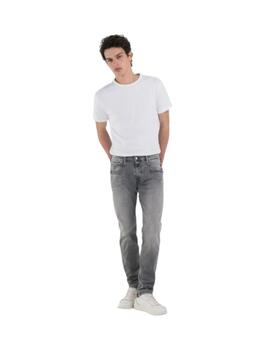 Pantalón Vaquero Replay gris M914 slim Anbass