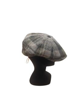 Gorra SC paño harris tweed news verde