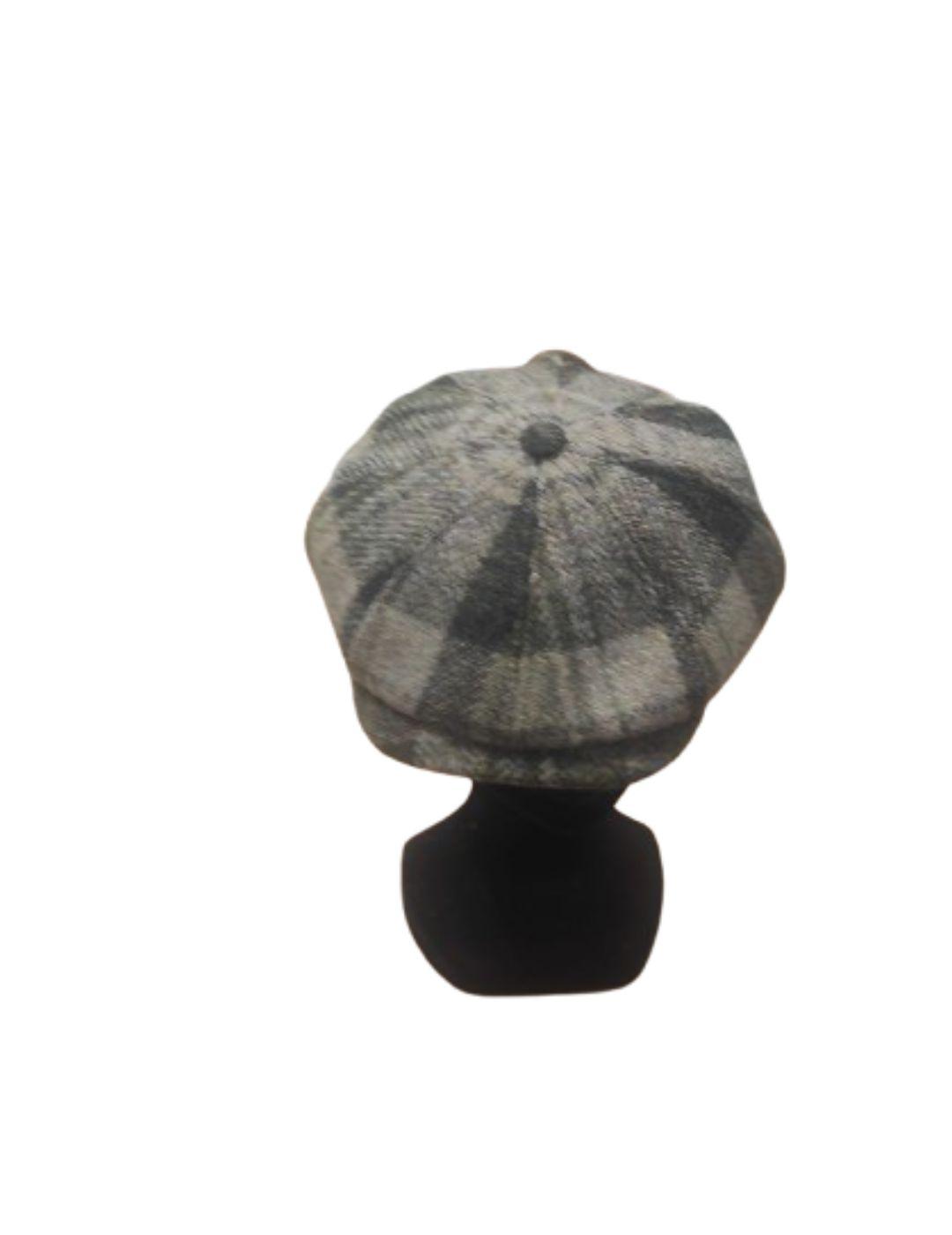 Gorra SC paño harris tweed news verde