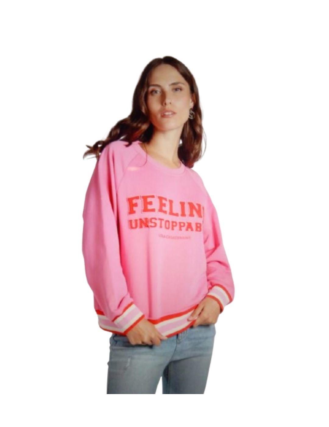 Sudadera Lola Casademunt Cancer Rosa