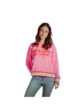 Sudadera Lola Casademunt Cancer Rosa