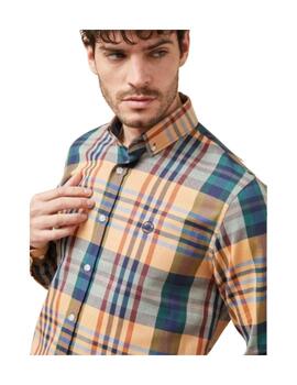 Camisa Altonadock cuadros amarilla