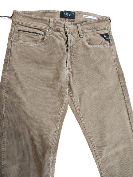 Pantalón micro pana Replay Grover straight fit