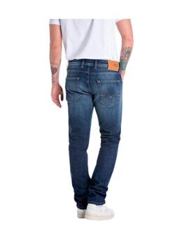 Pantalon Replay hombre indigo stretch denim