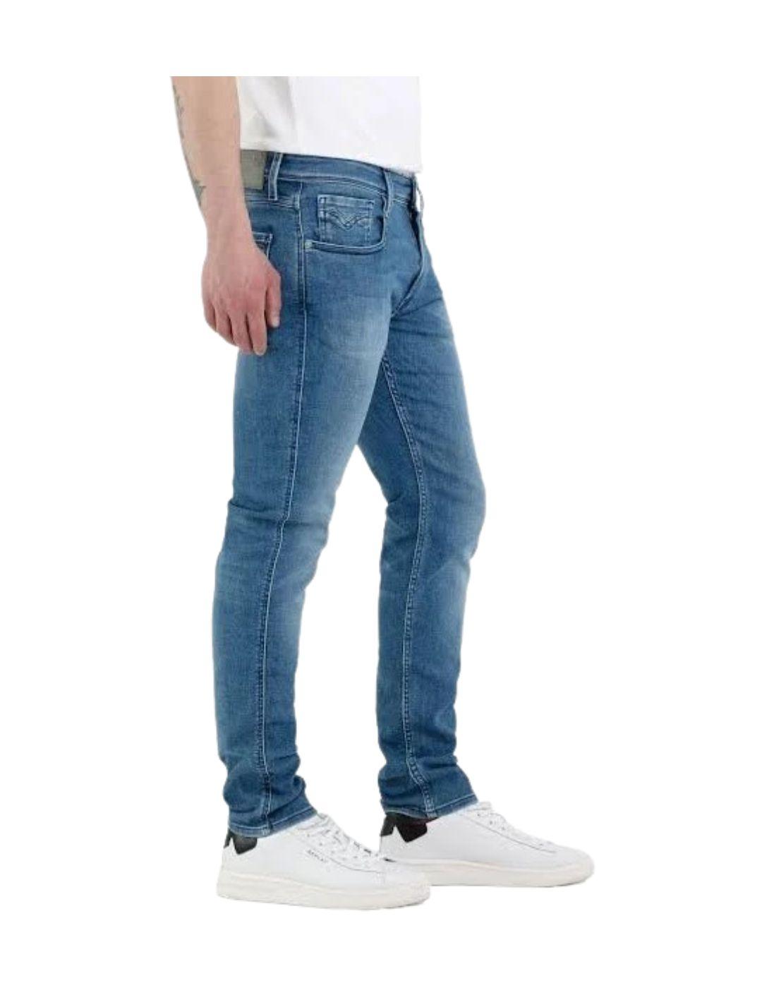 Pantalón Replay hombre power stretch denim