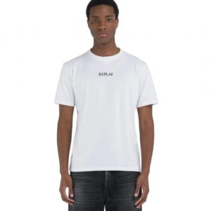 Camiseta Replay cuello redondo basic logo en pecho