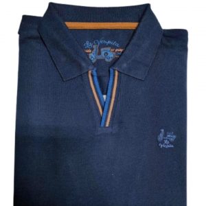 Polo La Vespita en algodón cuello pico